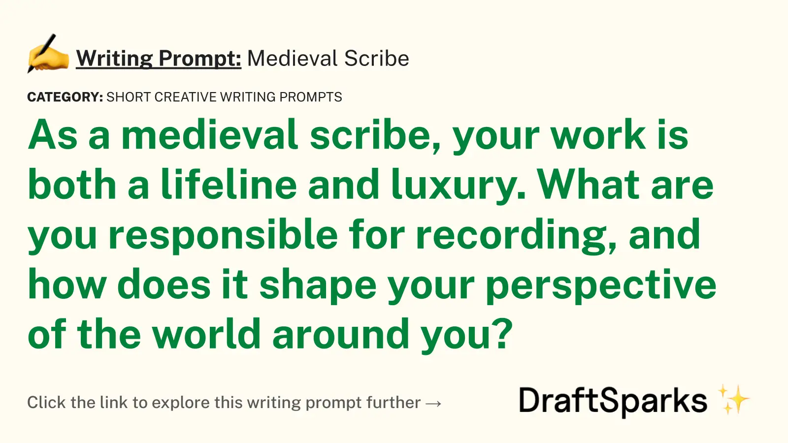 Medieval Scribe