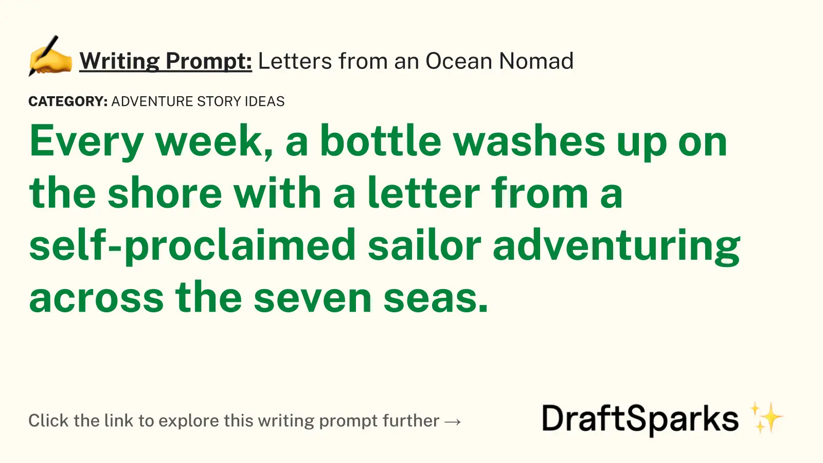 Letters from an Ocean Nomad