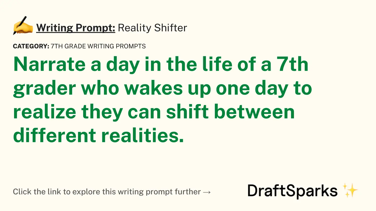 Reality Shifter