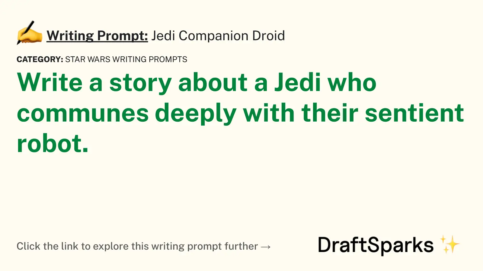 Jedi Companion Droid