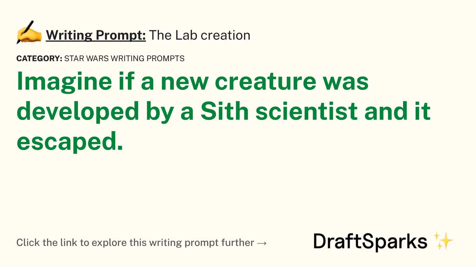 The Lab creation