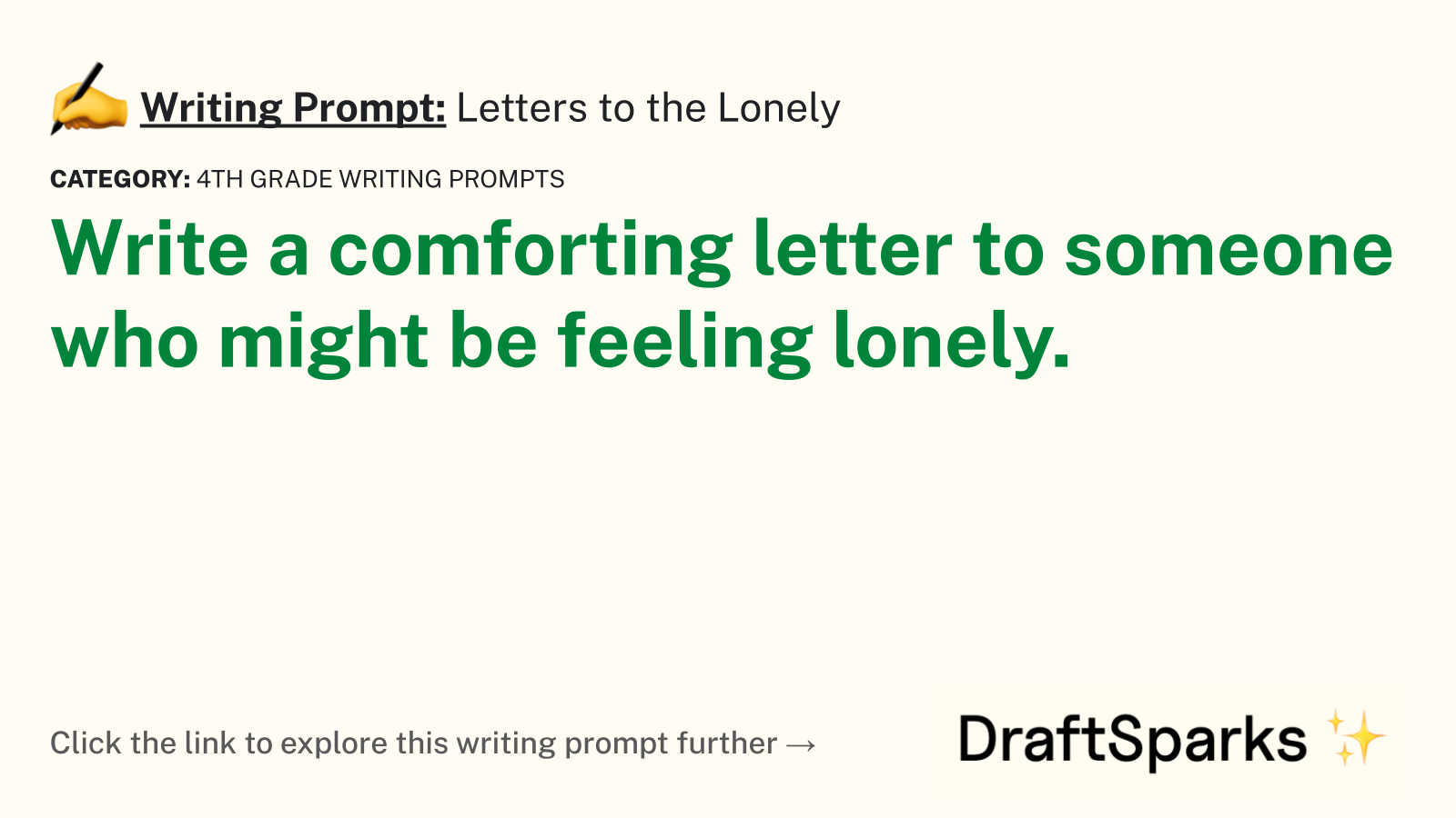 Letters to the Lonely