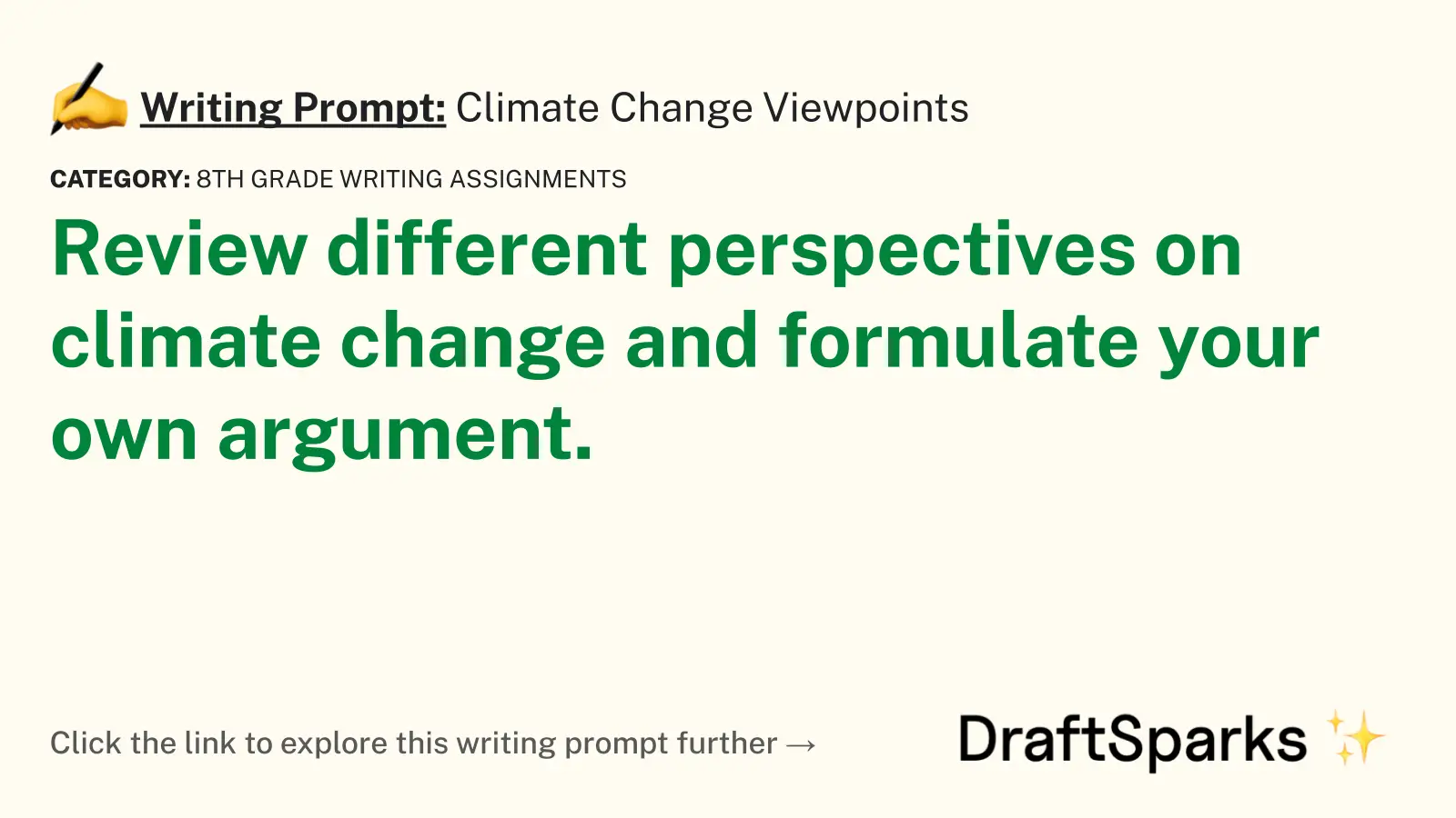 Climate Change Viewpoints
