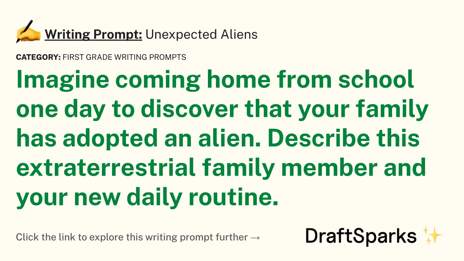 Unexpected Aliens