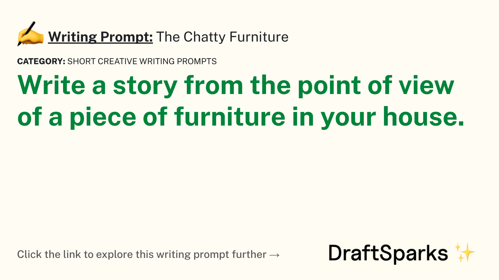 The Chatty Furniture