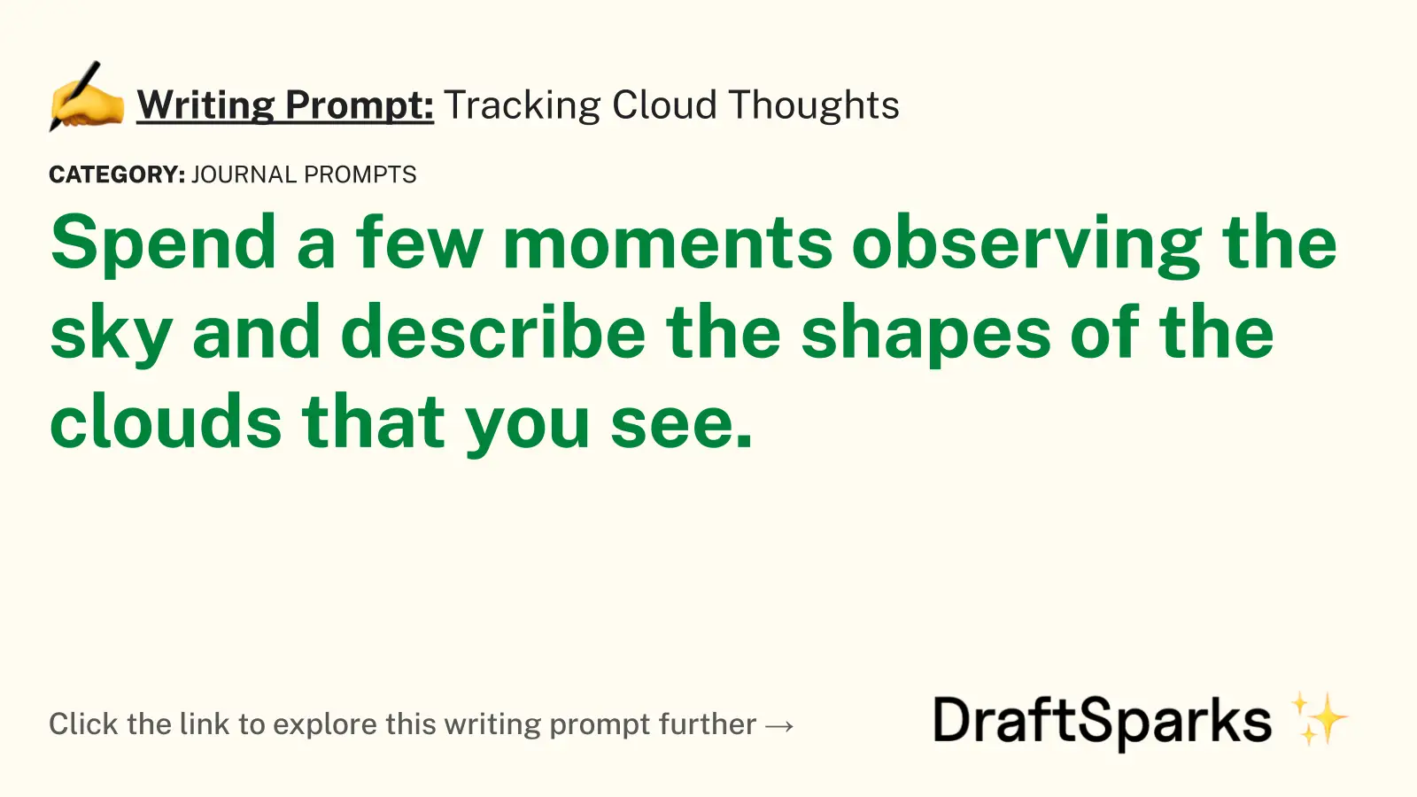 Tracking Cloud Thoughts