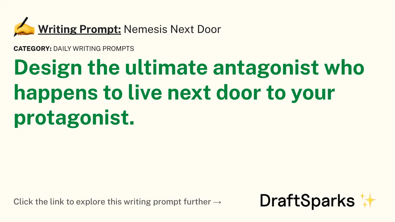 Nemesis Next Door