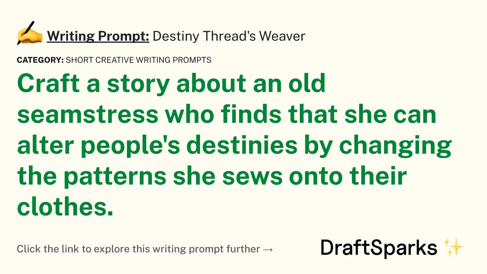 Destiny Thread’s Weaver