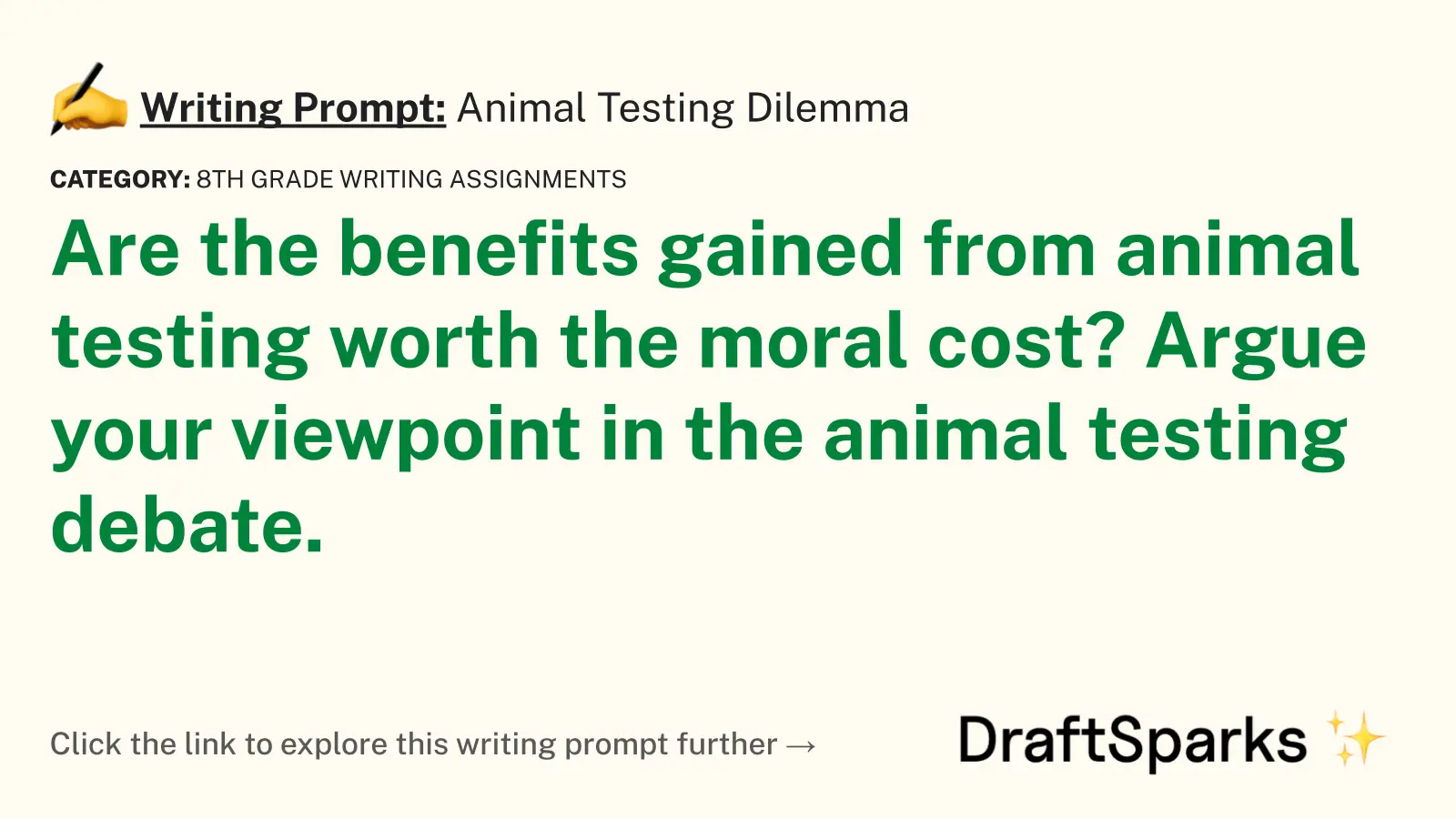 Animal Testing Dilemma