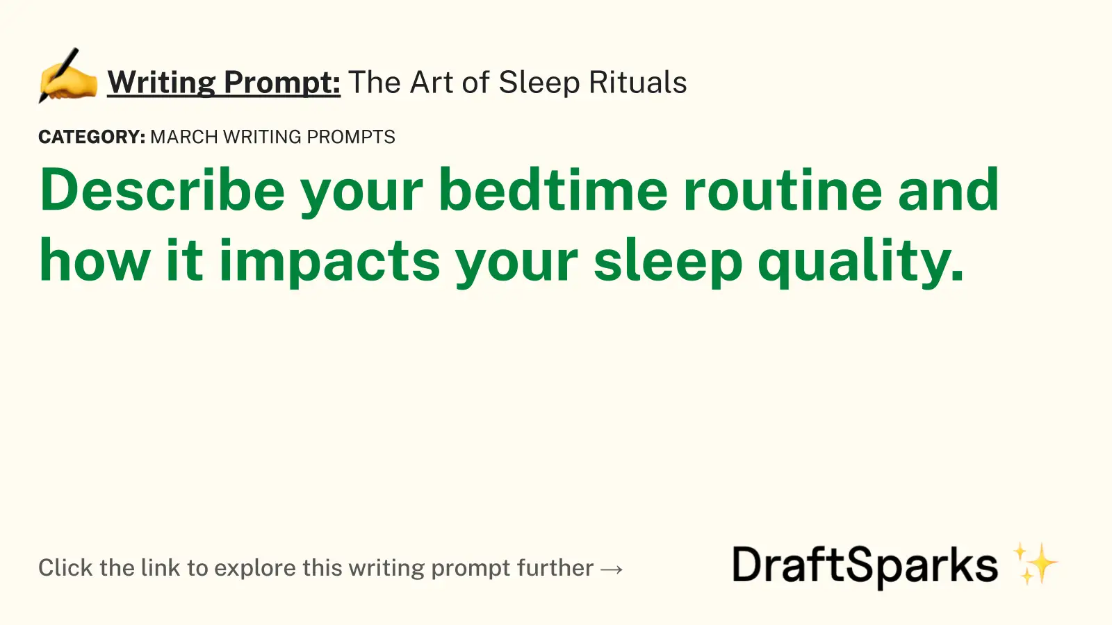 The Art of Sleep Rituals