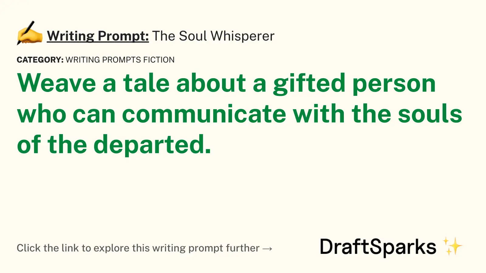 The Soul Whisperer