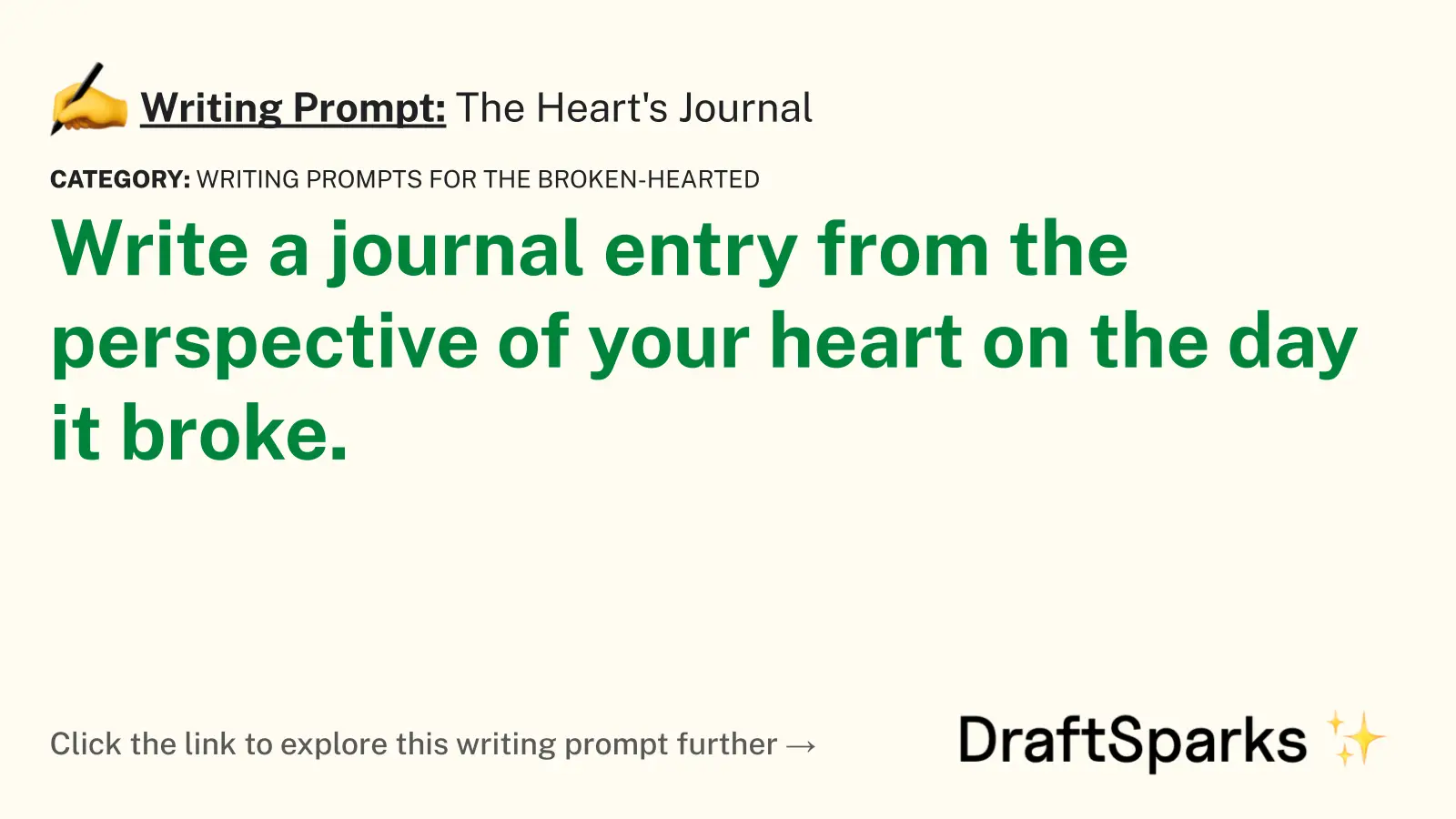 The Heart’s Journal