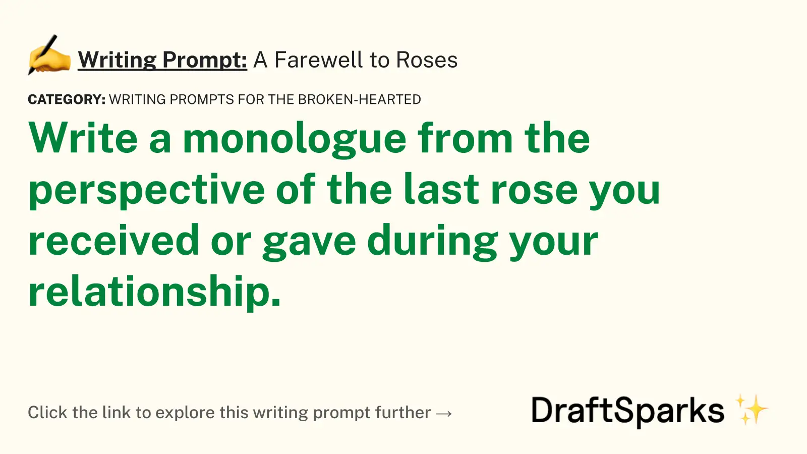 A Farewell to Roses