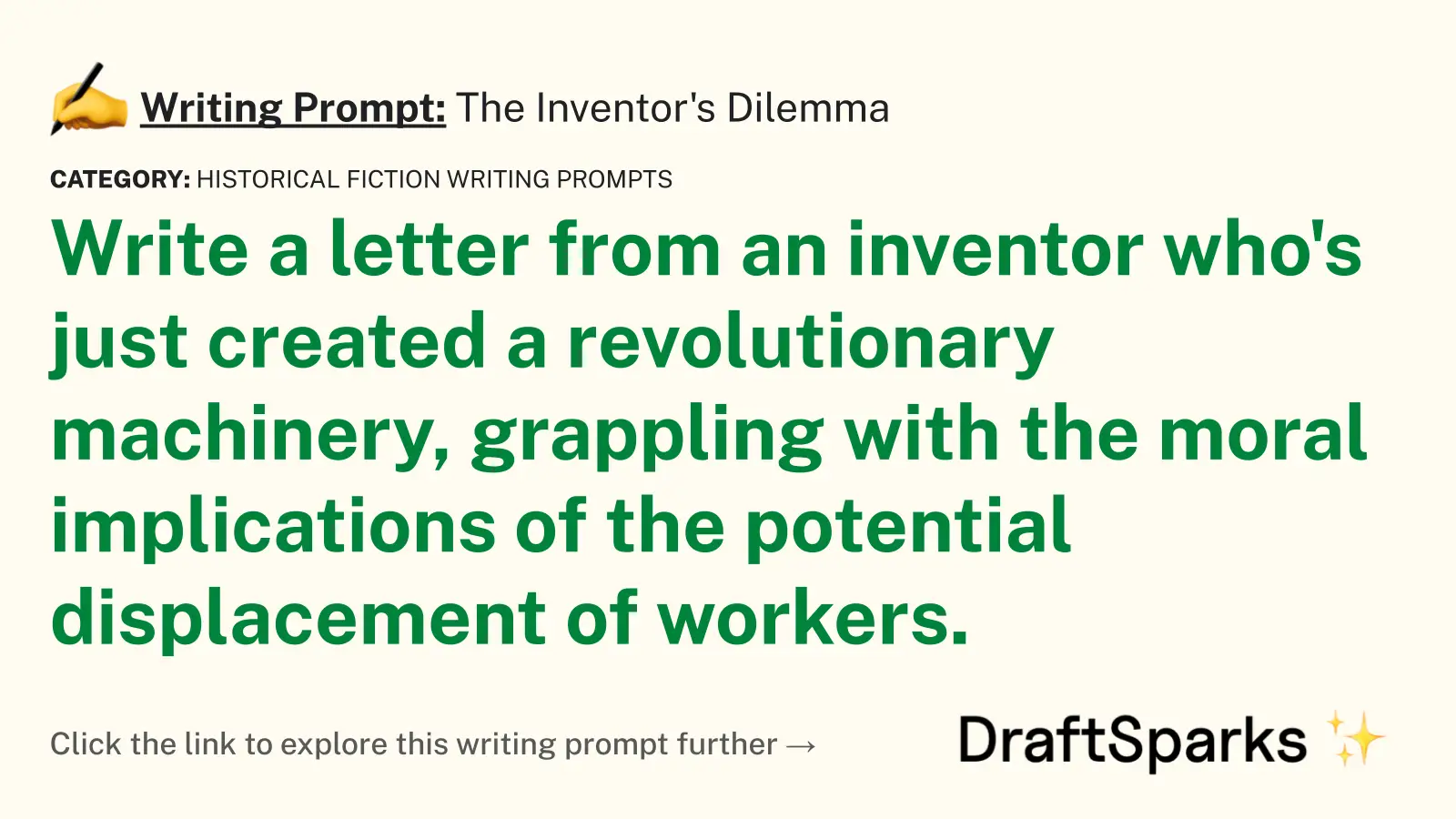 The Inventor’s Dilemma