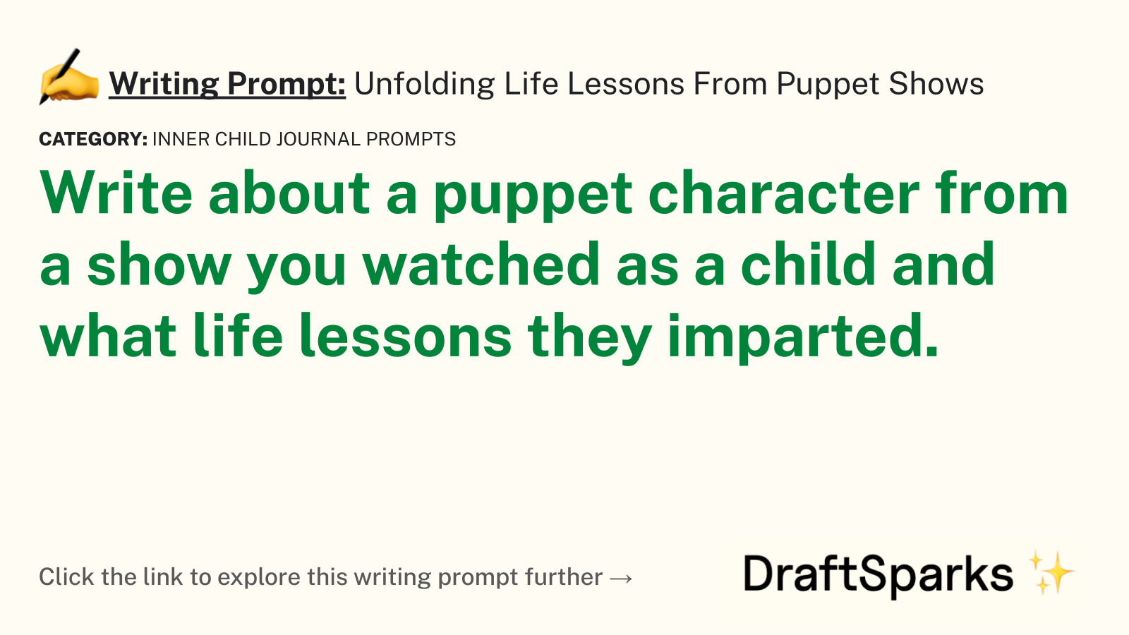 Unfolding Life Lessons From Puppet Shows