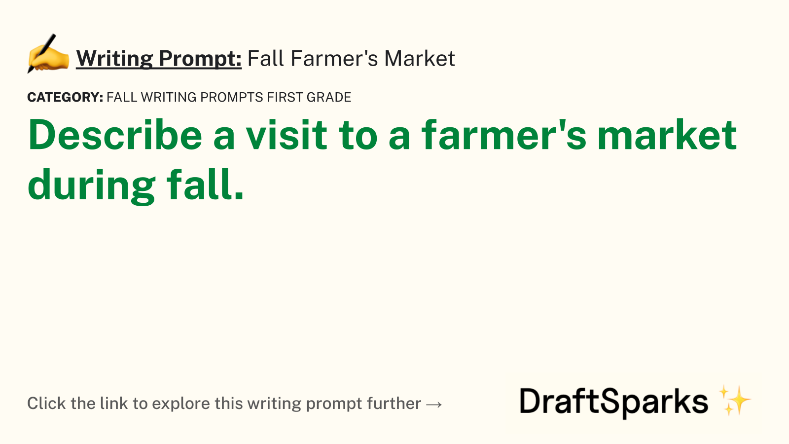 Fall Farmer’s Market