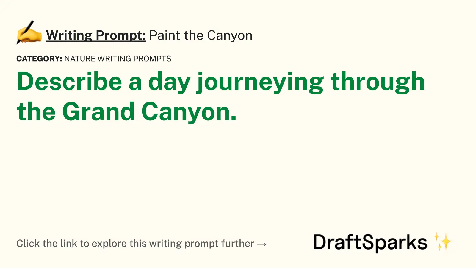 Paint the Canyon