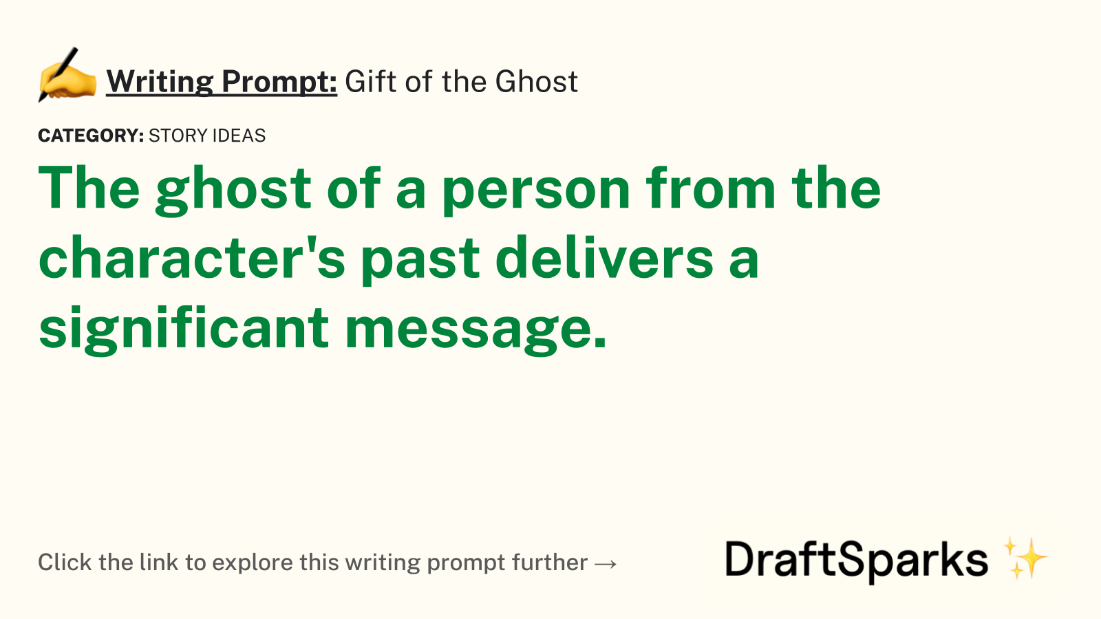 Gift of the Ghost