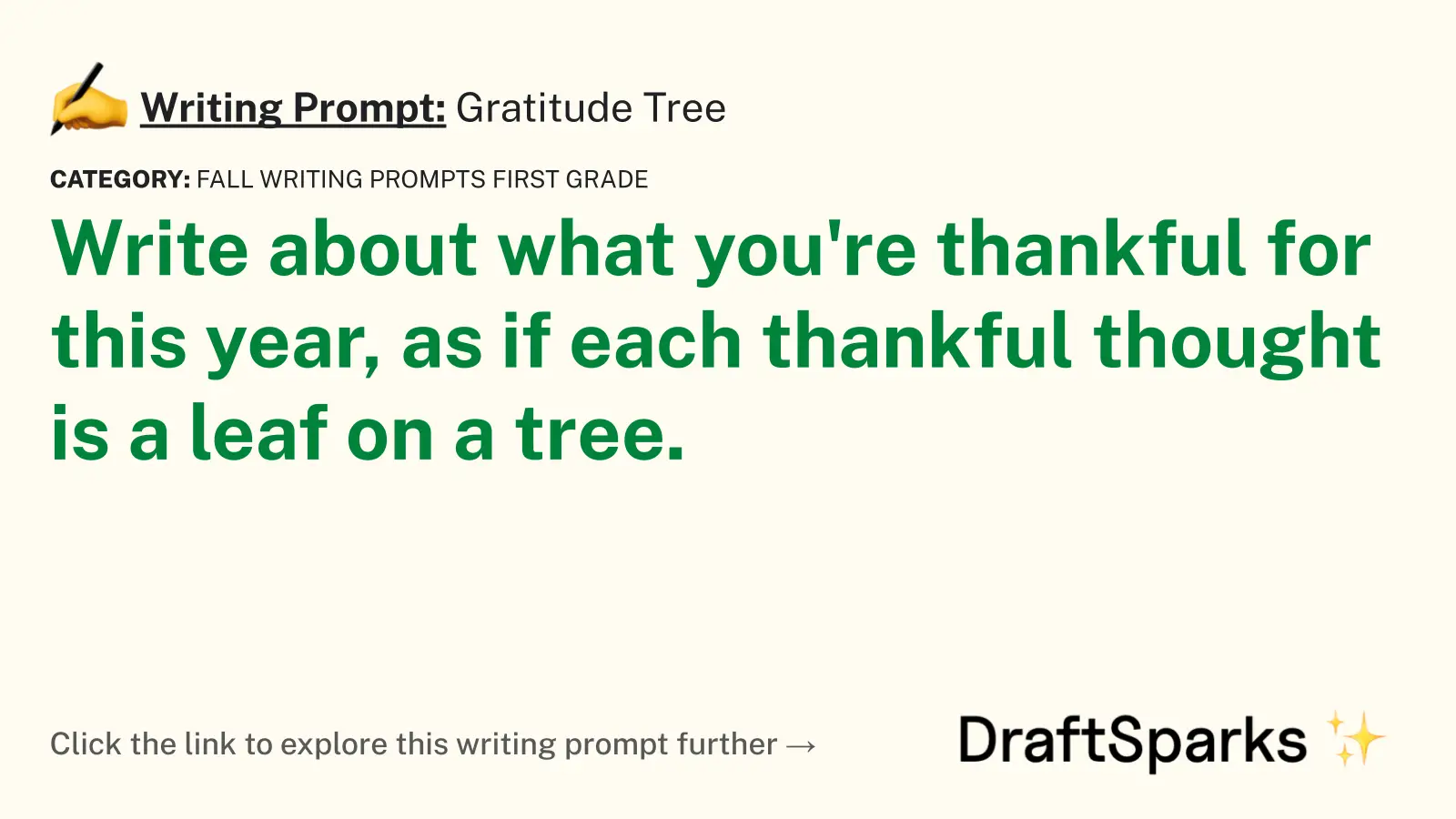 Gratitude Tree