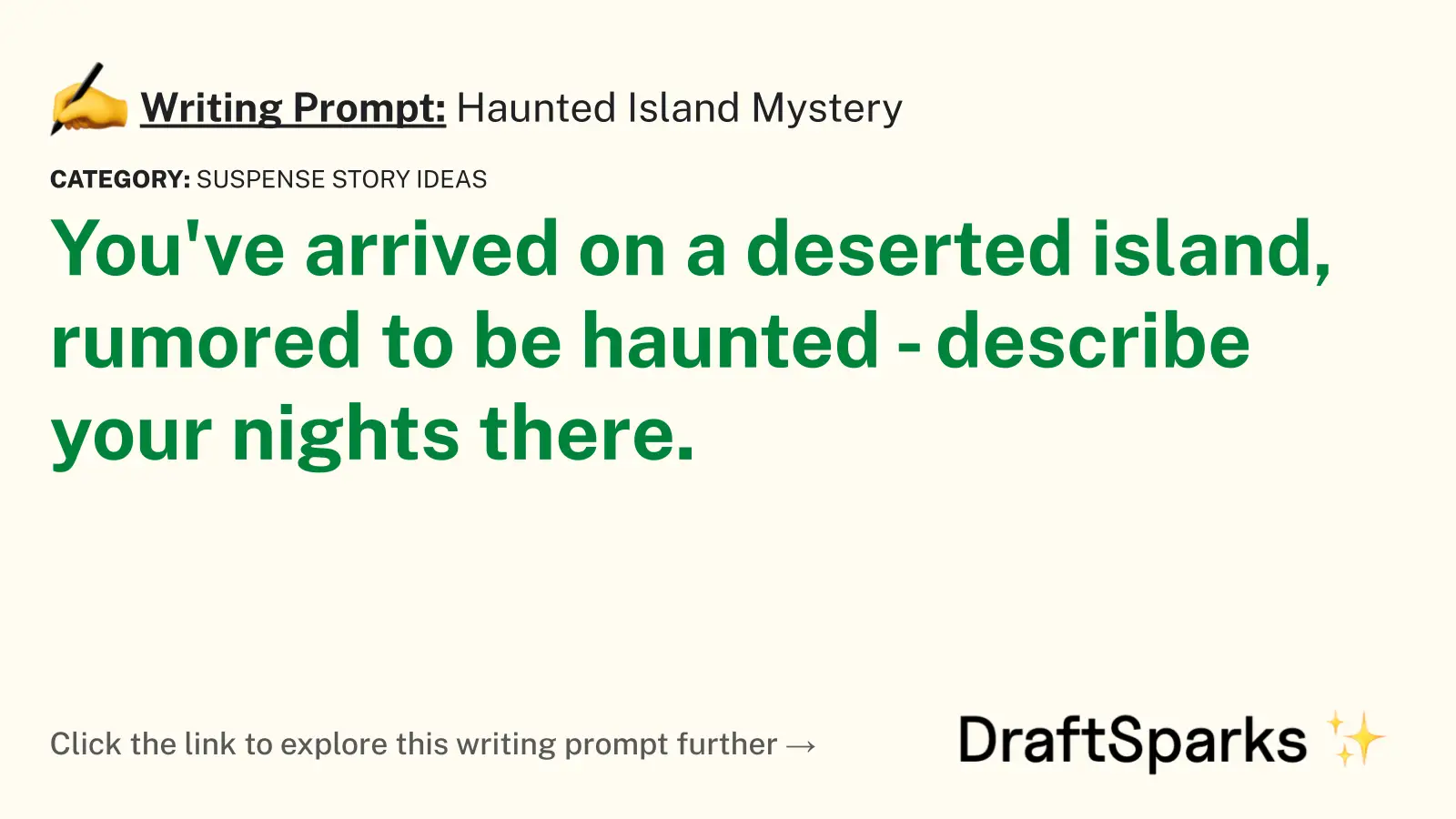 Haunted Island Mystery