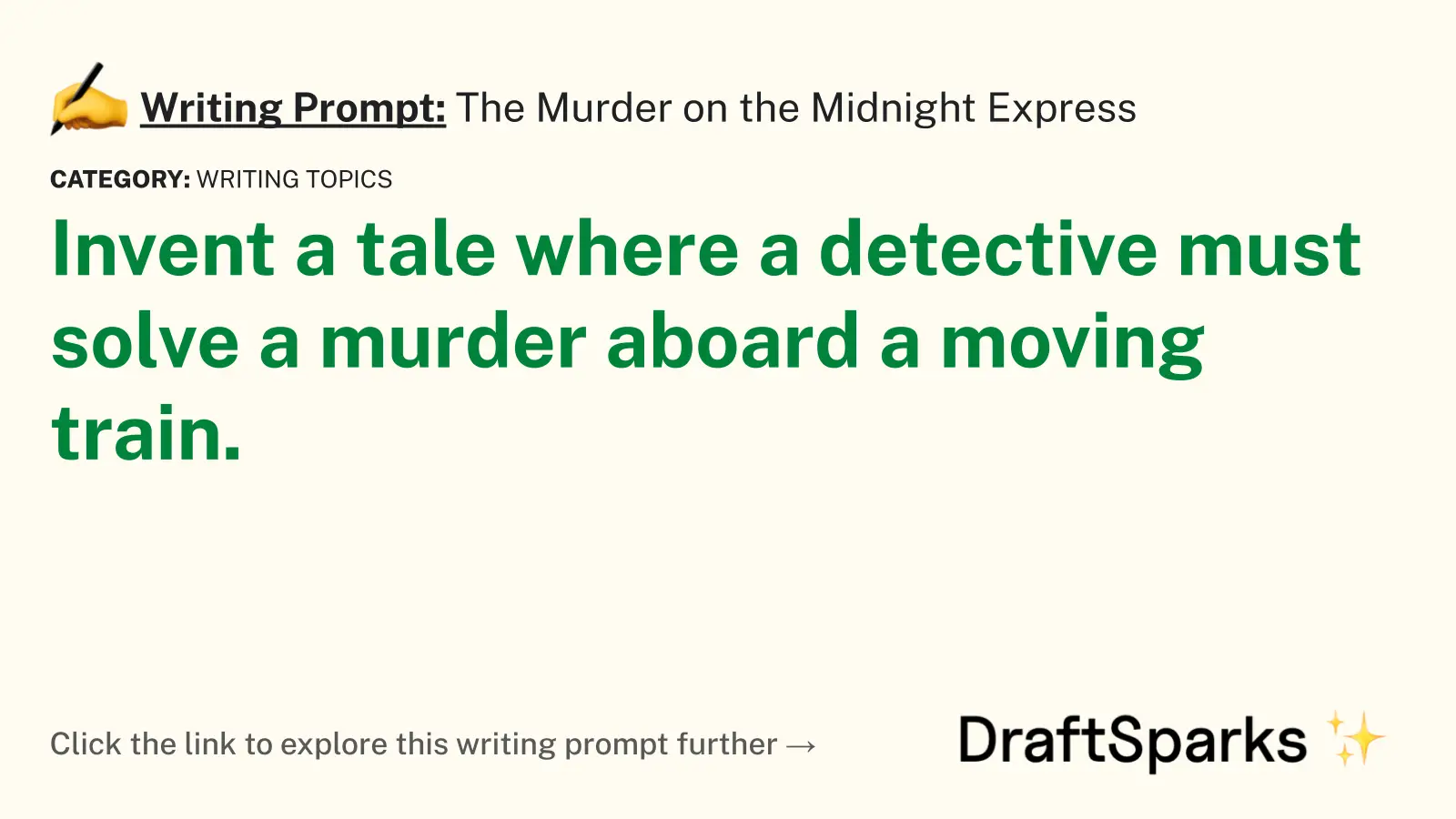 The Murder on the Midnight Express