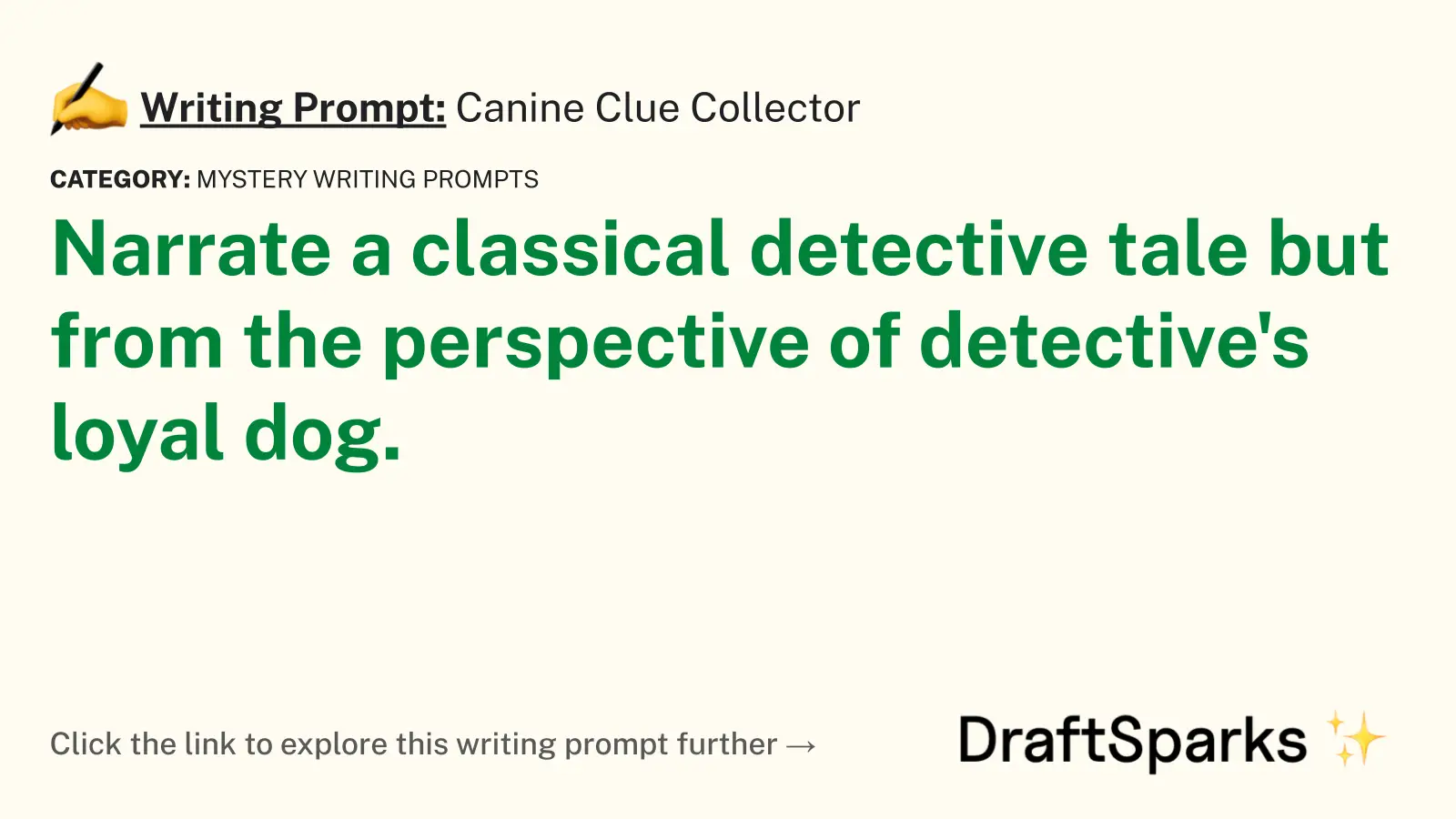 Canine Clue Collector