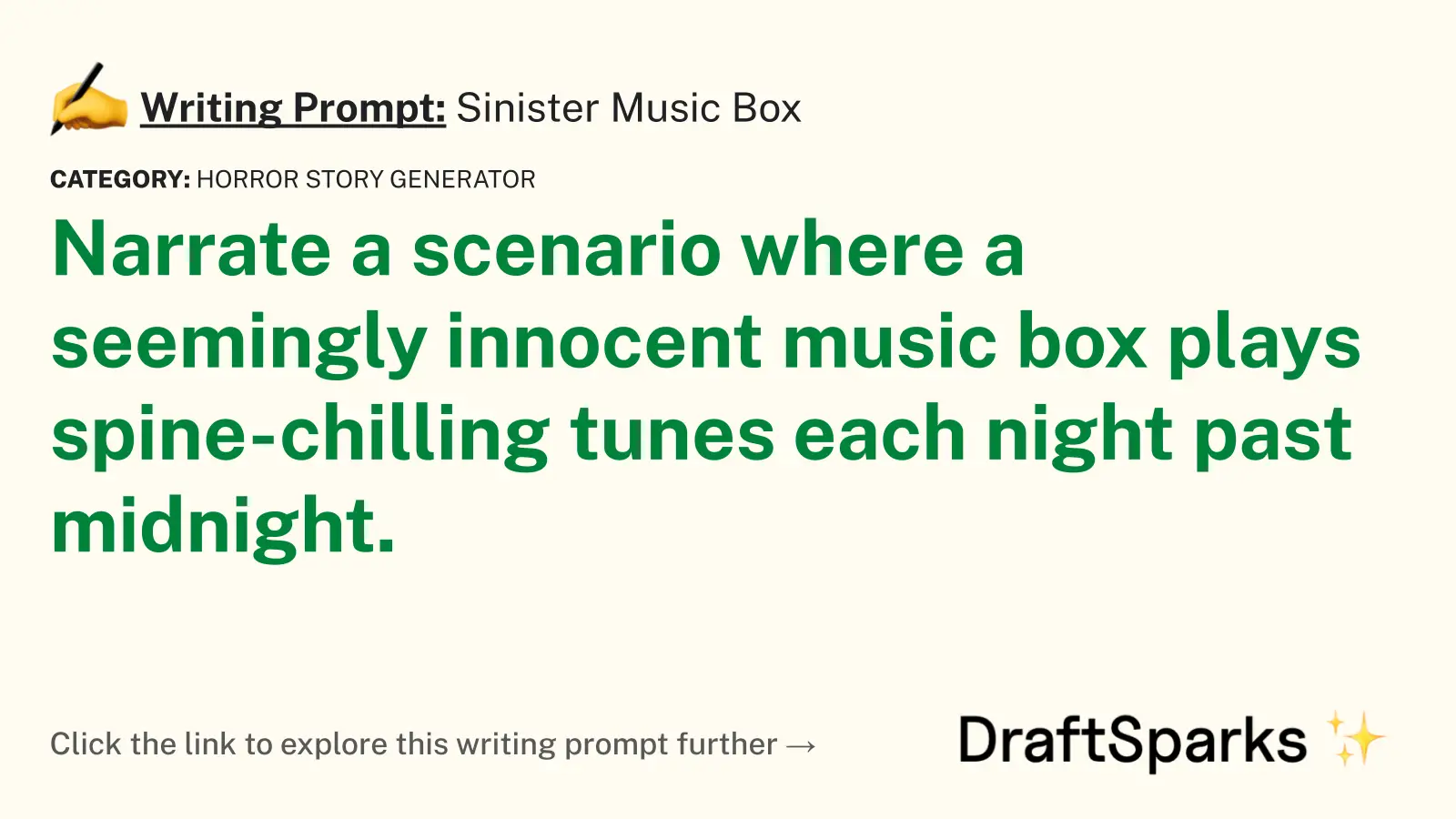 Sinister Music Box