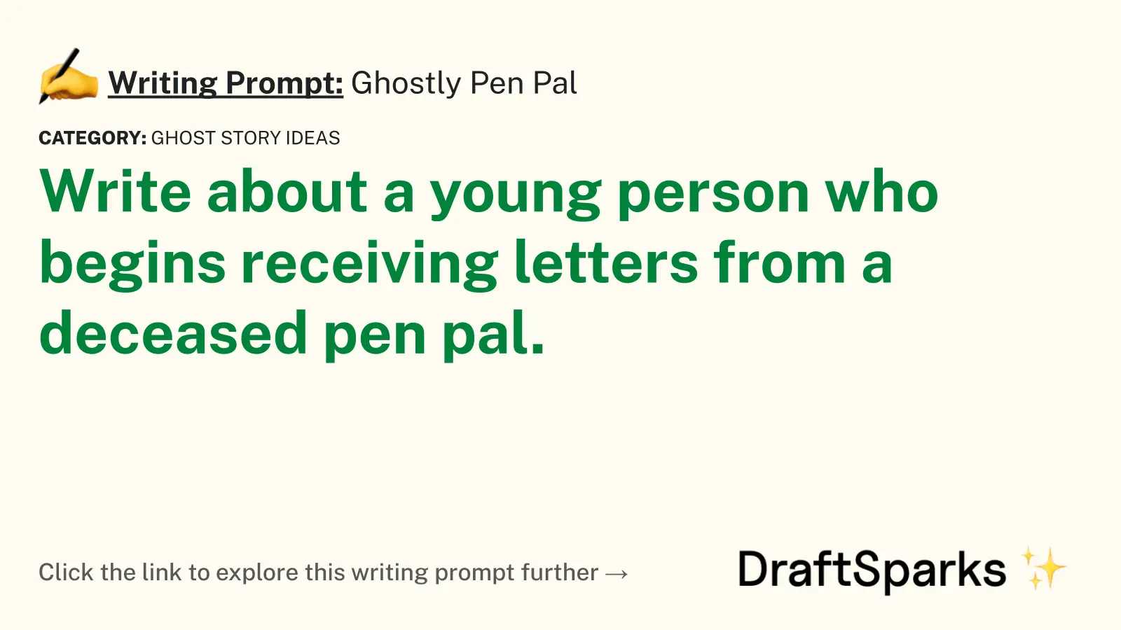 Ghostly Pen Pal