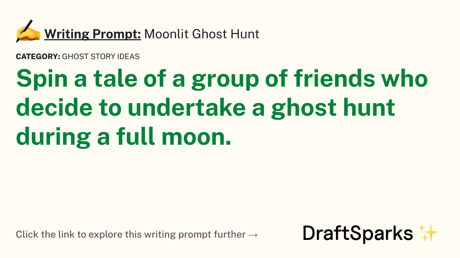 Moonlit Ghost Hunt