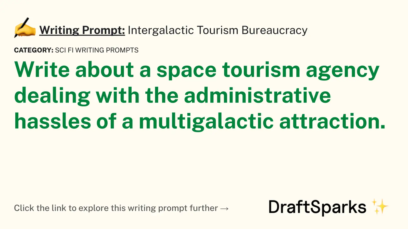 Intergalactic Tourism Bureaucracy