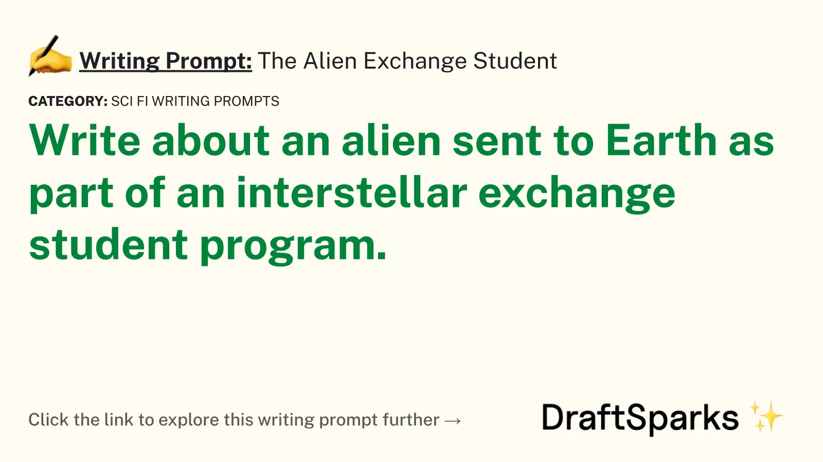 The Alien Exchange Student