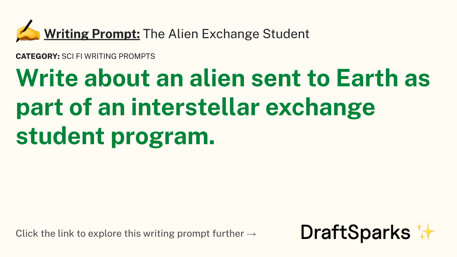 The Alien Exchange Student