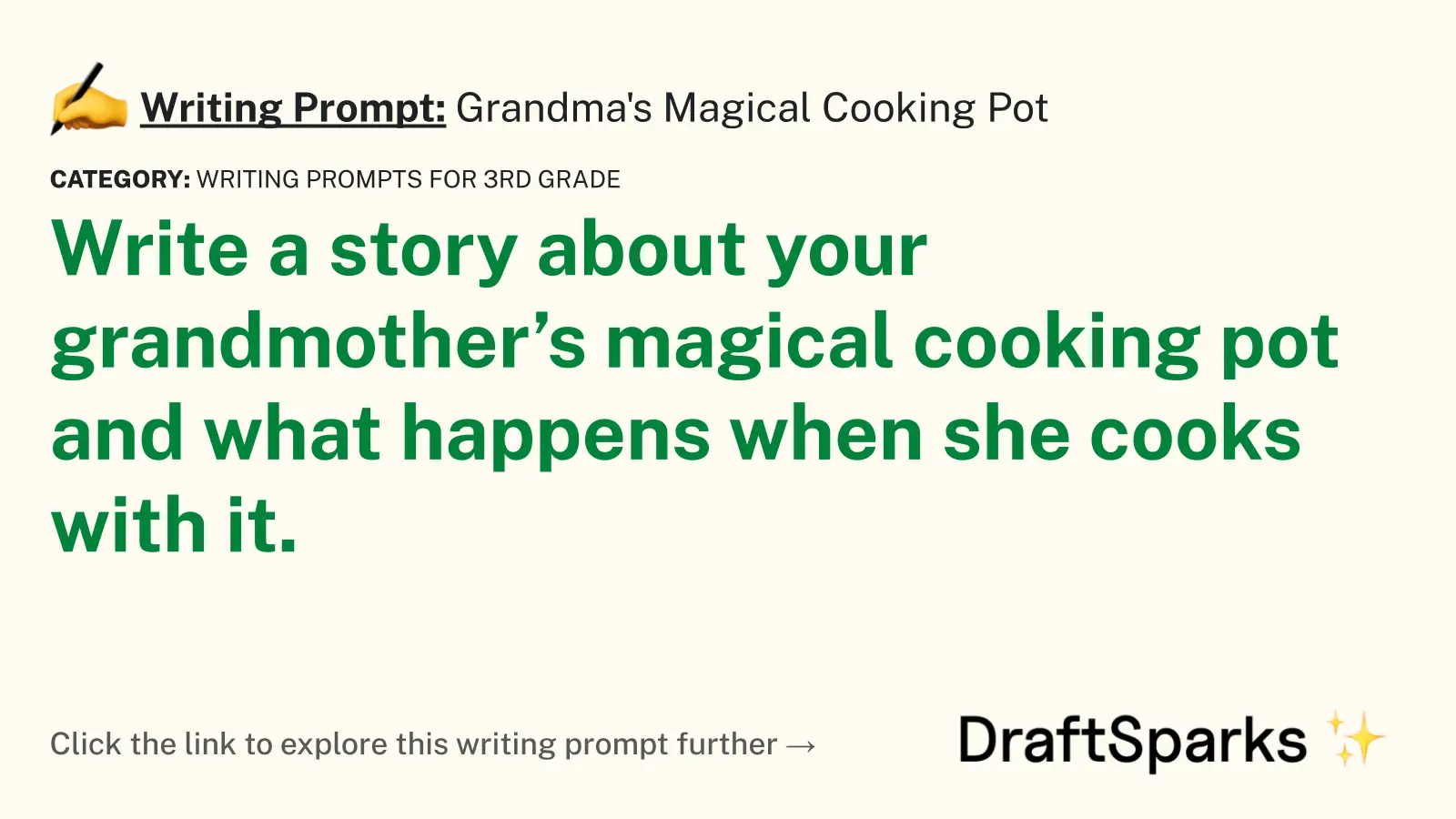 Grandma’s Magical Cooking Pot