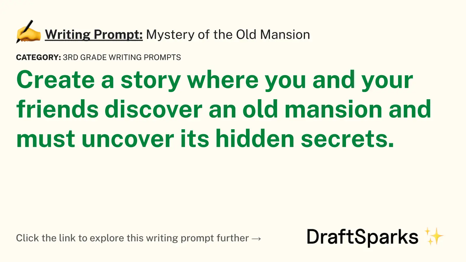 Mystery of the Old Mansion