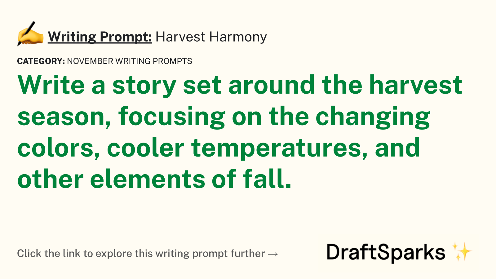 Harvest Harmony