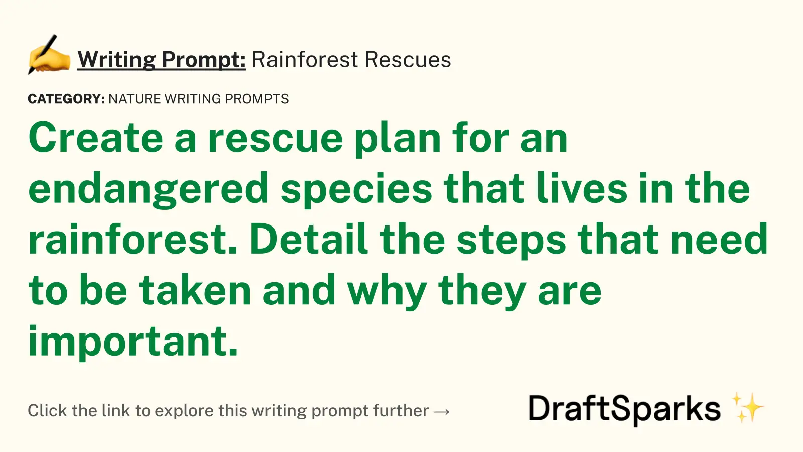 Rainforest Rescues