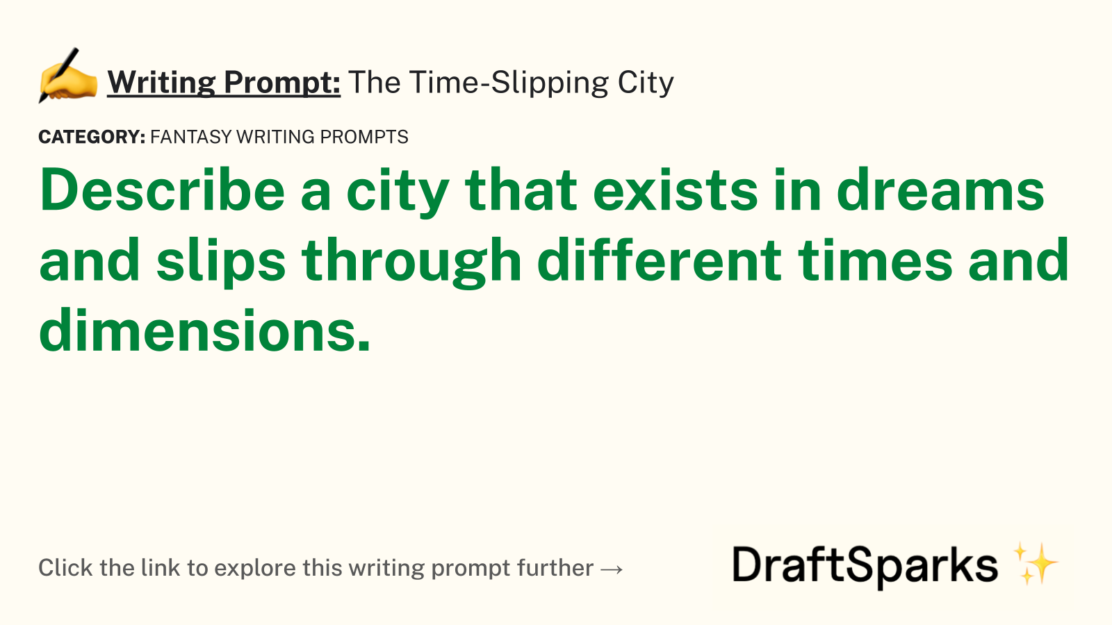 The Time-Slipping City