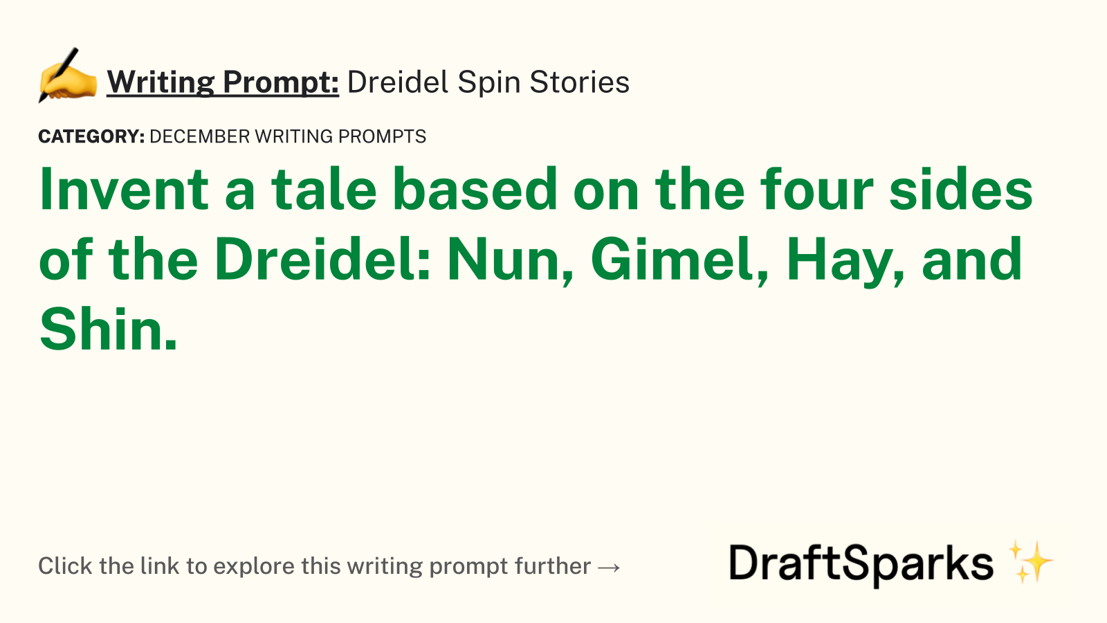 Dreidel Spin Stories