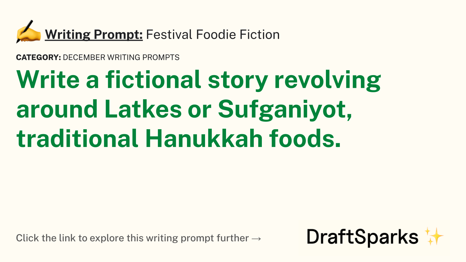 Festival Foodie Fiction