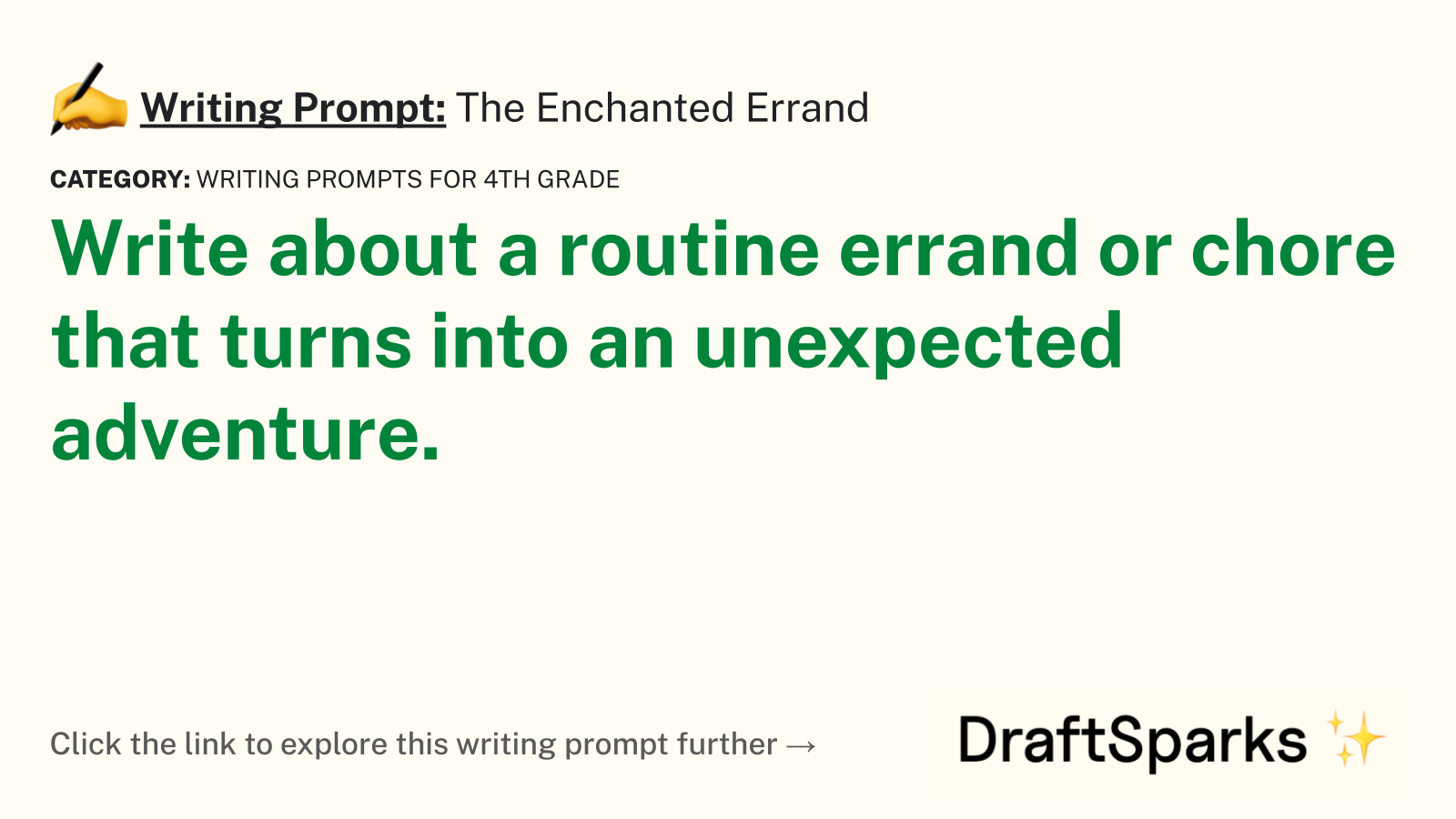 The Enchanted Errand