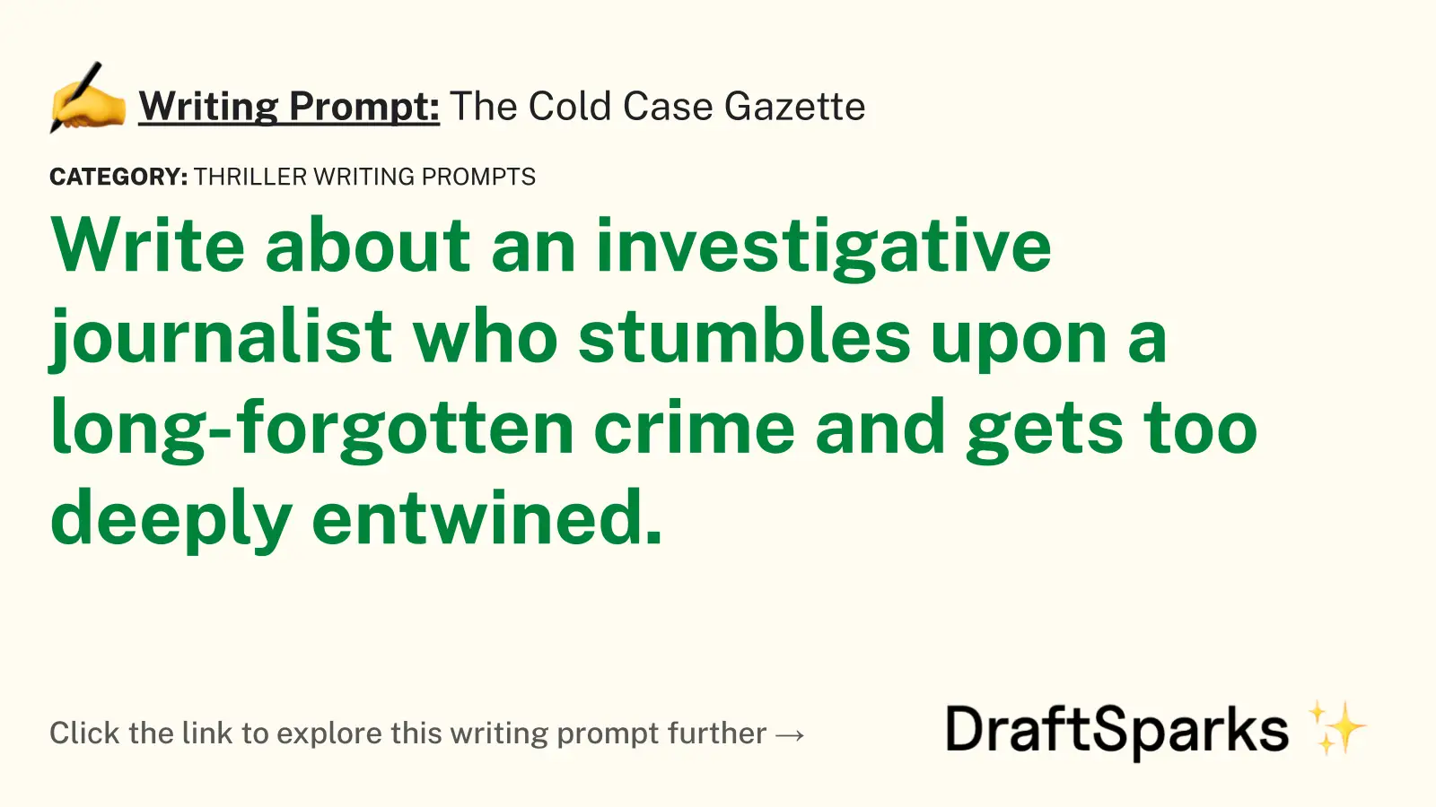 The Cold Case Gazette