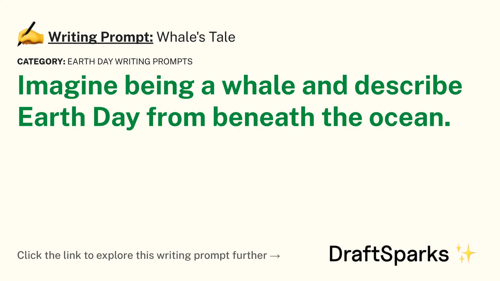 Whale’s Tale