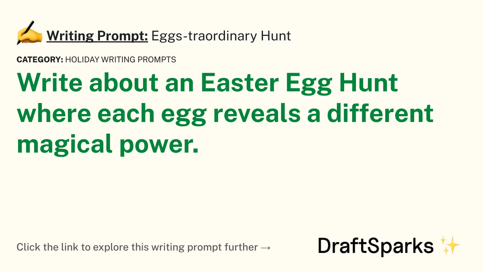 Eggs-traordinary Hunt