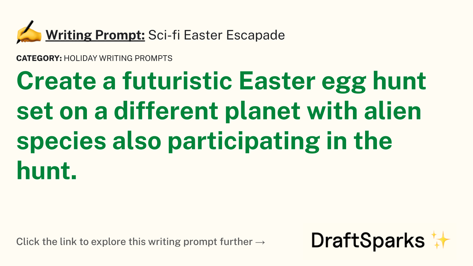Sci-fi Easter Escapade
