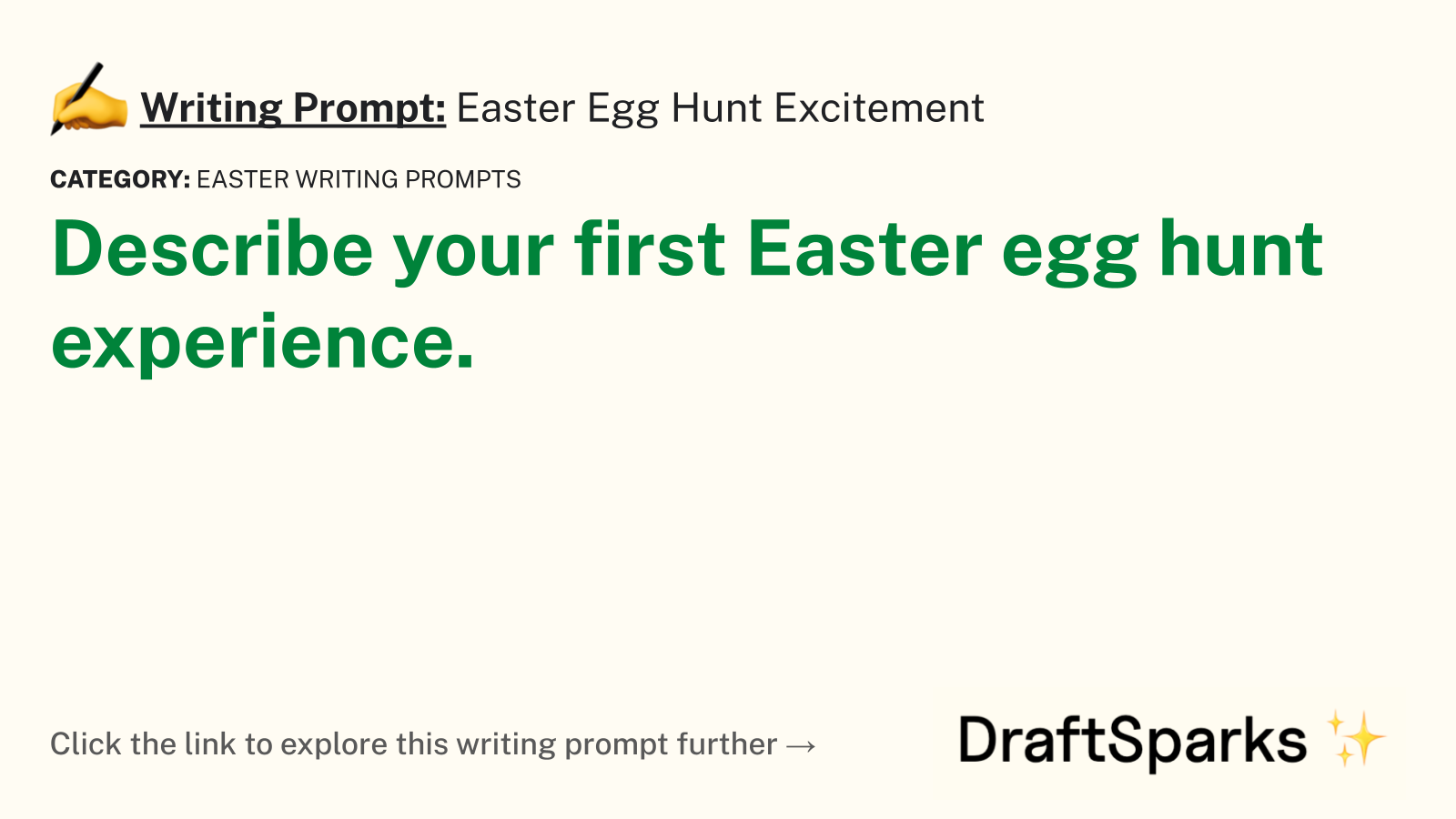 Easter Egg Hunt Excitement
