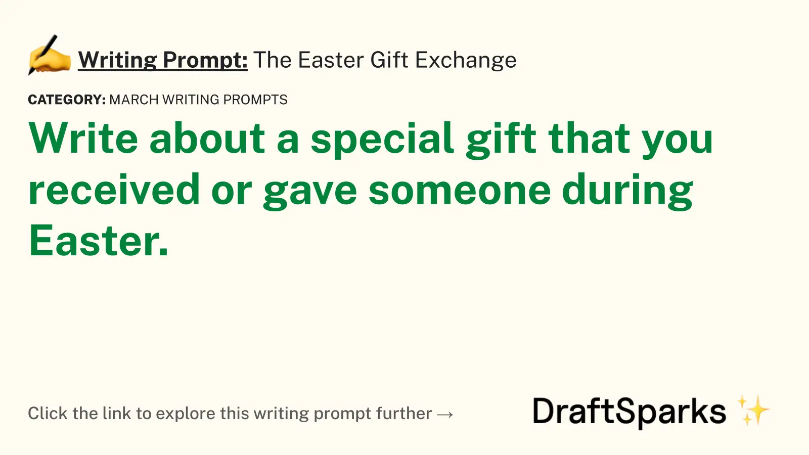 The Easter Gift Exchange
