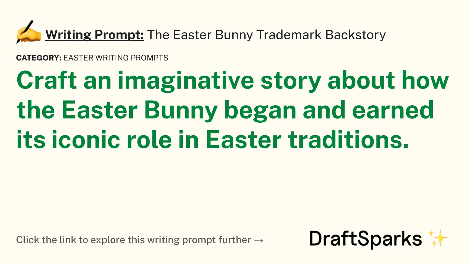 The Easter Bunny Trademark Backstory