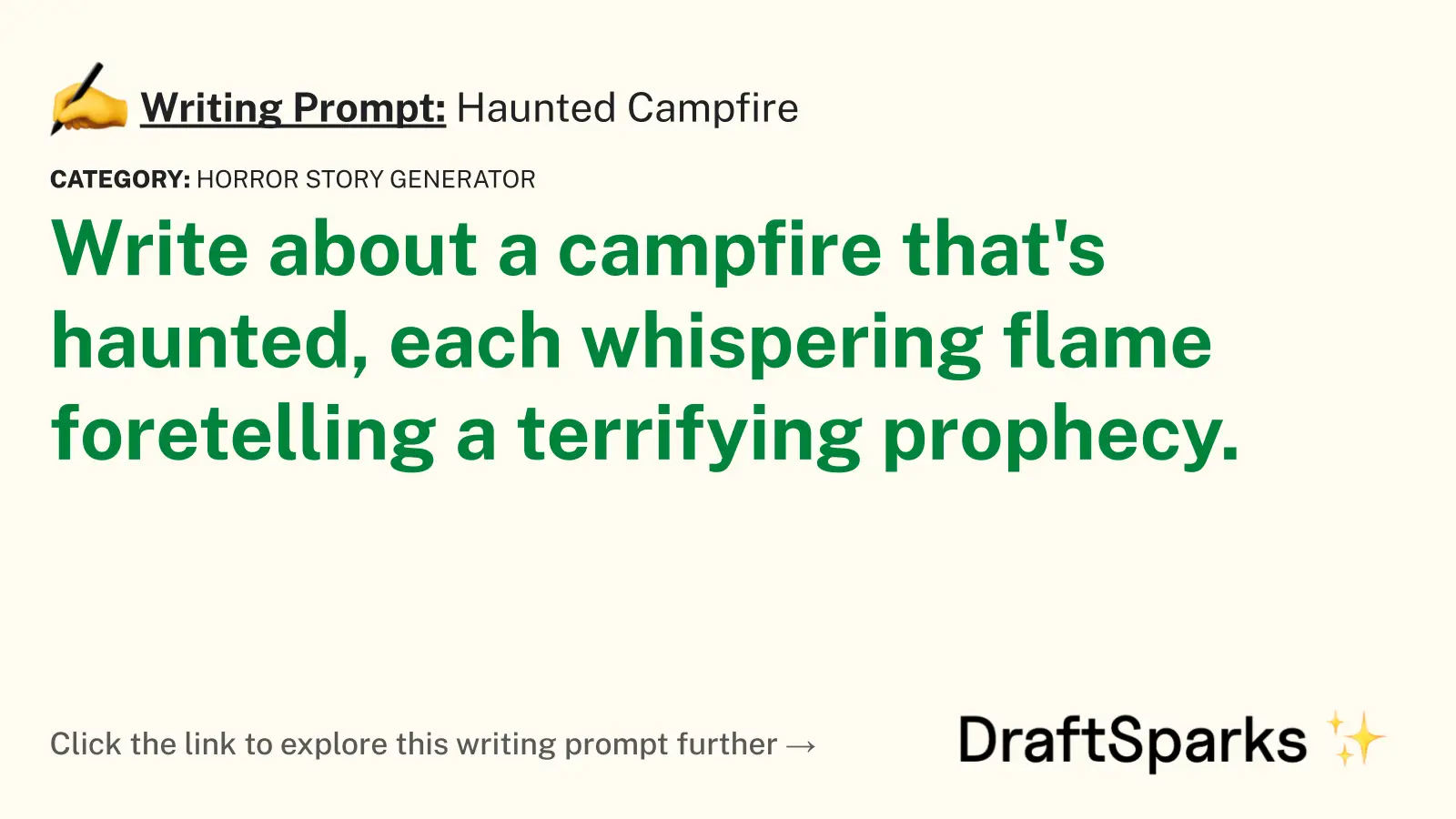 Haunted Campfire