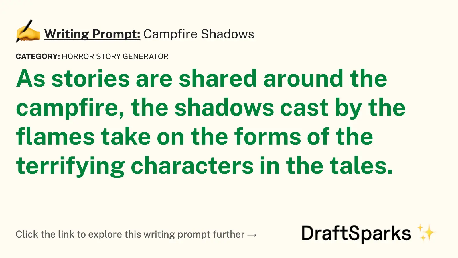 Campfire Shadows