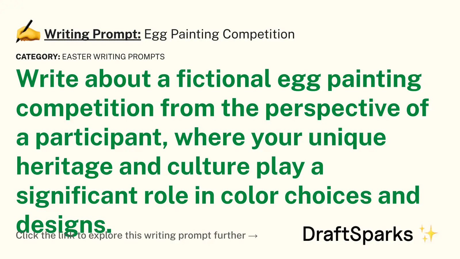 Egg Painting Competition